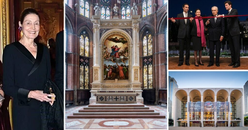 Beatrice Santo Domingo y su pasión por el arte que la llevó a pagar una millonaria restauración de Tiziano en Venecia