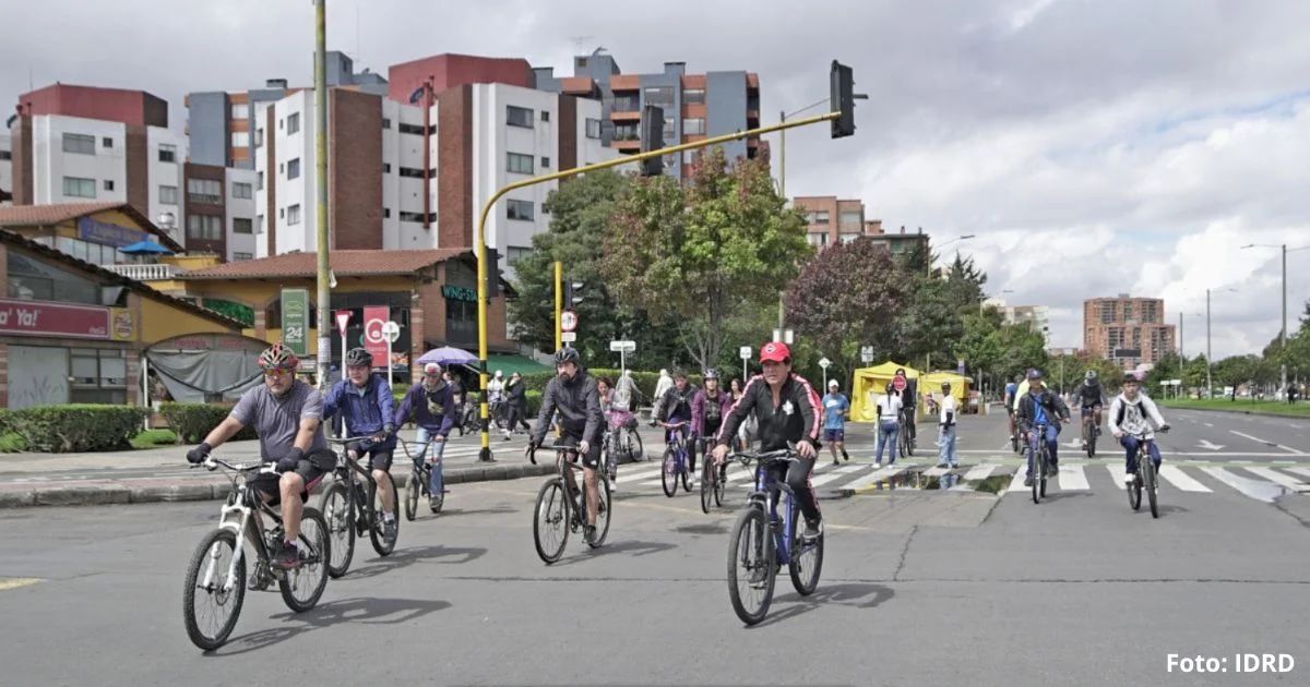 Bogotá estrena nuevo tramo de ciclovía al norte de la ciudad