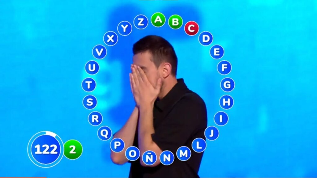 David comete un prematuro error en ‘El Rosco’ de ‘Pasapalabra’ y cae derrotado