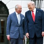 La Casa Blanca publica una foto de Trump y Carlos III con el mensaje «dos reyes»