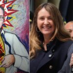La pintura que Paloma Valencia tiene en su casa en la que Álvaro Uribe aparece como Jesucristo La pintura que Paloma Valencia tiene en su casa en la que Álvaro Uribe aparece como Jesucristo