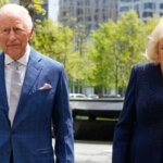 Los reyes Carlos III y Camila rinden homenaje a los fallecidos en el 11S en el Memorial de Nueva York