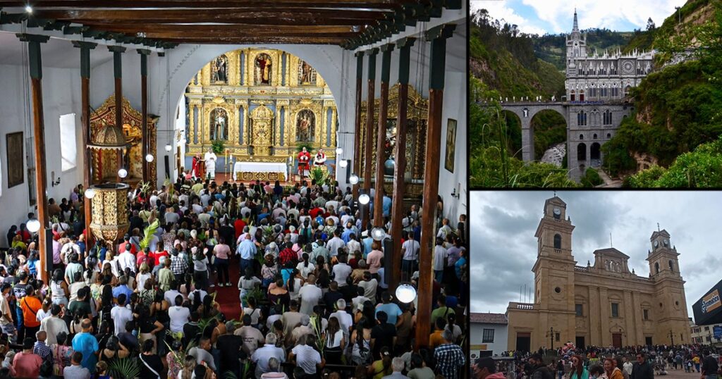 Los santuarios de Buga, Las Lajas y Chiquinquirá han hecho del peregrinaje una fuente de ingresos para sus parroquias
