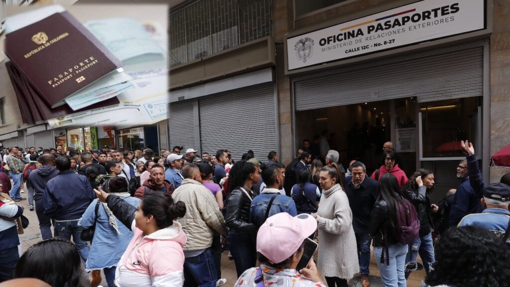 Falla en plataforma de pasaportes provoca congestión y deja a cientos de ciudadanos afectados en Colombia