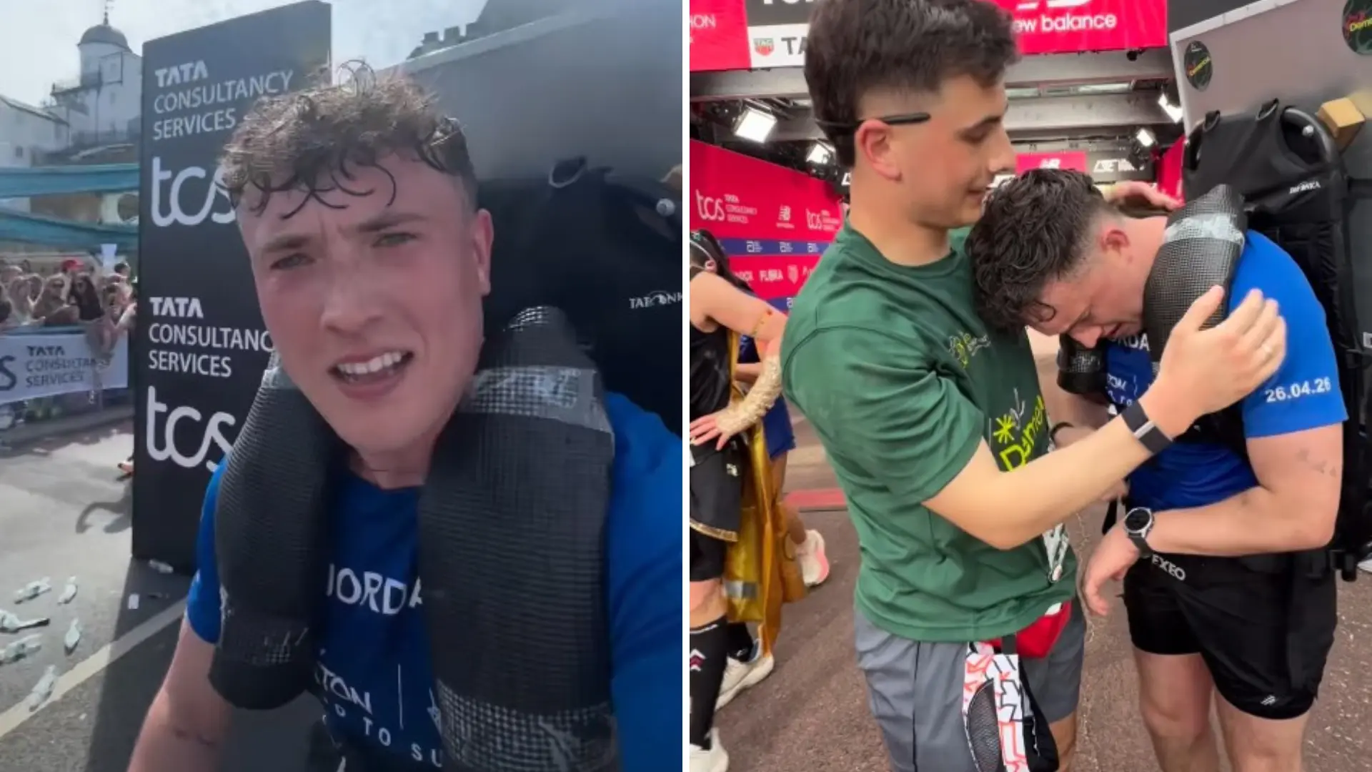 corre con una nevera a cuestas para recaudar fondos y concienciar sobre la demencia