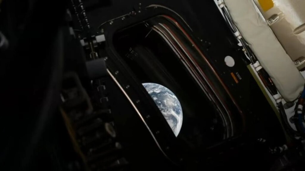 los astronautas de Artemis II capturan las primeras fotografías