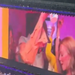Bad Bunny sube a Ester Expósito, Ana de Armas y María León a La Casita en su primer concierto en Madrid