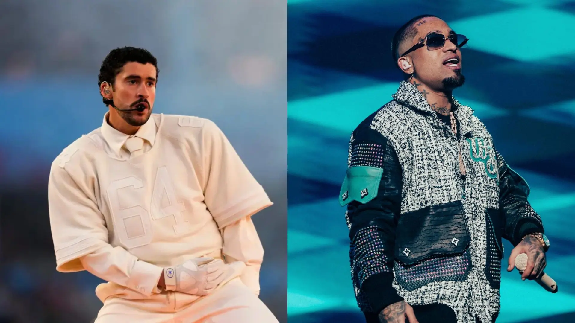 Bryant Myers sorprende al público del Estadi Olímpic en el segundo concierto de Bad Bunny en Barcelona Bryant Myers sorprende al público del Estadi Olímpic en el segundo concierto de Bad Bunny en Barcelona