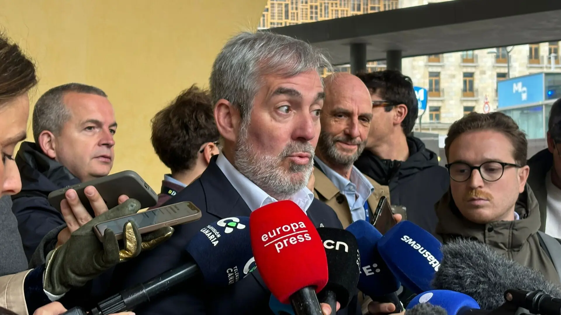 Clavijo desafía al Gobierno y rechaza el fondeo del MV Hondius: «No queremos ser cómplices»