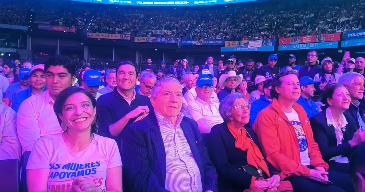 El cierre de campaña de Paloma Valencia acerco dos vacas sagradas que ni se hablaban
