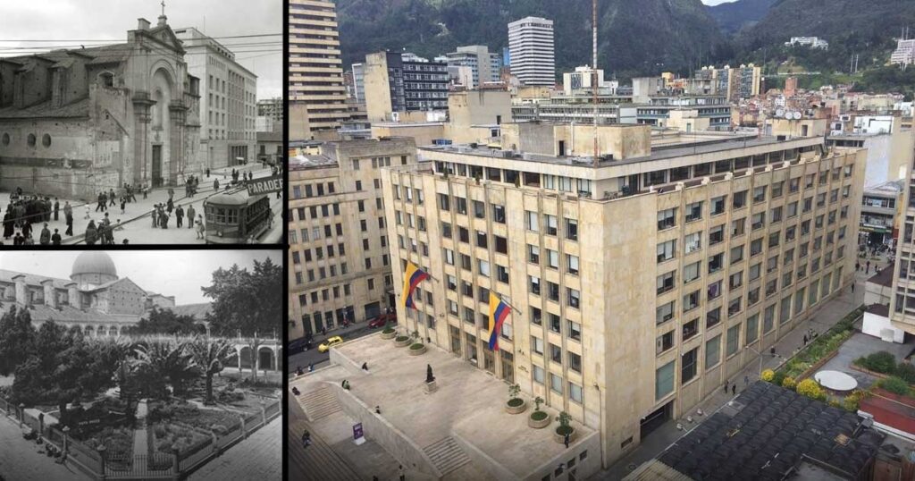 La histórica joya religiosa de Bogotá que tumbaron para levantar el edificio Murillo Toro La histórica joya religiosa de Bogotá que tumbaron para levantar el edificio Murillo Toro