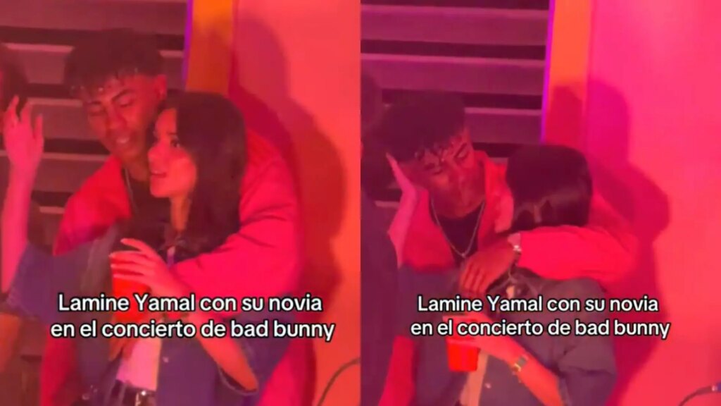 Lamine Yamal y su novia, Inés García, protagonizan una comentada cobra durante el concierto de Bad Bunny en Barcelona Lamine Yamal y su novia, Inés García, protagonizan una comentada cobra durante el concierto de Bad Bunny en Barcelona