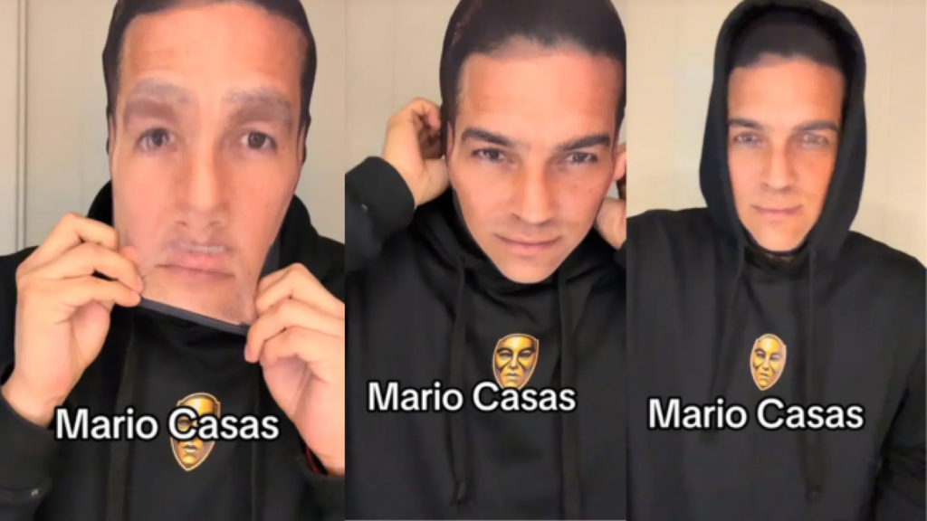 Las divertidas reacciones a la «máscara realista» de Mario Casas en TikTok: «Mario Alquileres»