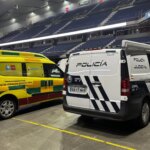 Muere un trabajador tras caer desde el techo del Movistar Arena de Madrid Muere un trabajador tras caer desde el techo del Movistar Arena de Madrid