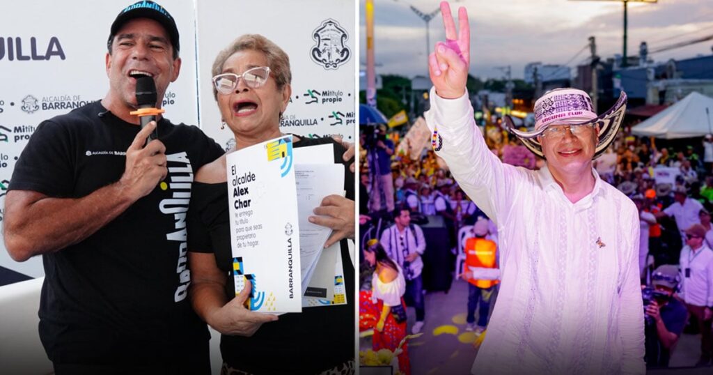 Petro aterriza en Barranquilla a entregar paneles solares mientras Alejandro Char legaliza predios Petro aterriza en Barranquilla a entregar paneles solares mientras Alejandro Char legaliza predios