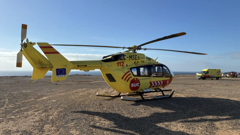 Un bañista muere tras ser rescatado del mar en Fuerteventura
