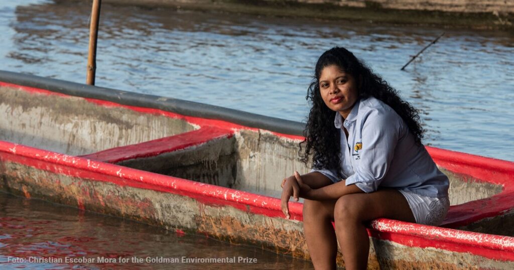 Una joven ambientalista resultó premiada por defender el suelo de Puerto Wilches