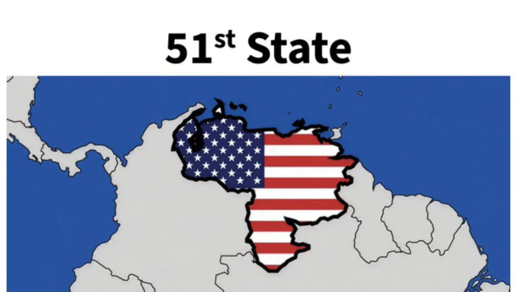 publica una imagen del país pintado con la bandera de EEUU