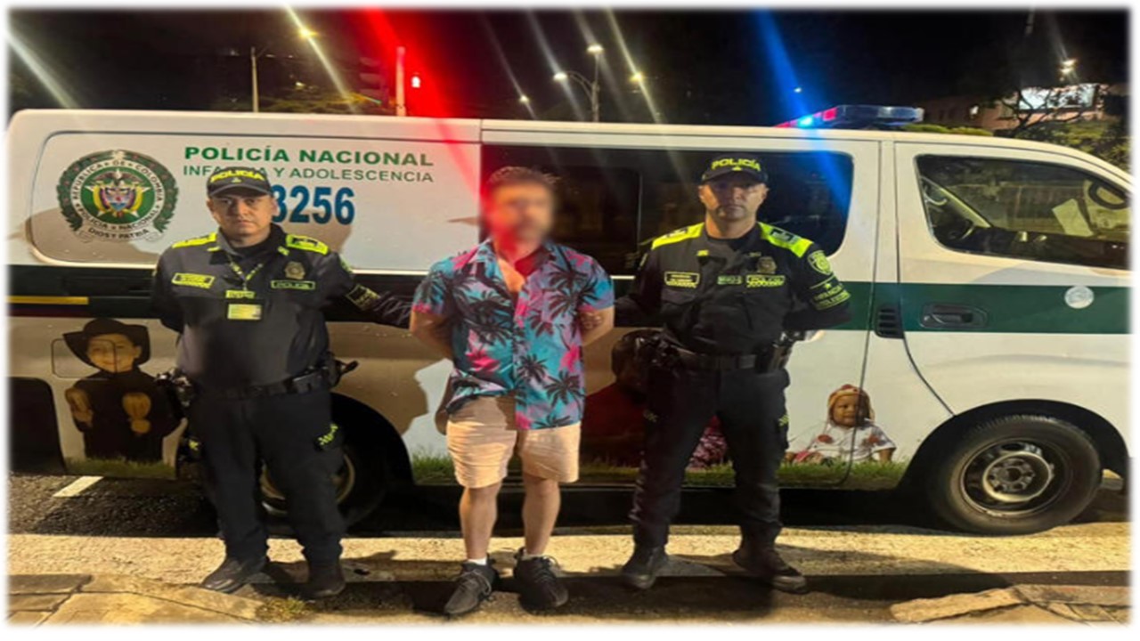 Capturan a ciudadano estadounidense en Medellín por presunta explotación sexual de una menor de edad Capturan a ciudadano estadounidense en Medellín por presunta explotación sexual de una menor de edad