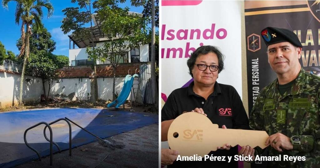 El Gaula y sus comandos antisecuestros estrena lujosa casa que perteneció al narco Pacho Herrera