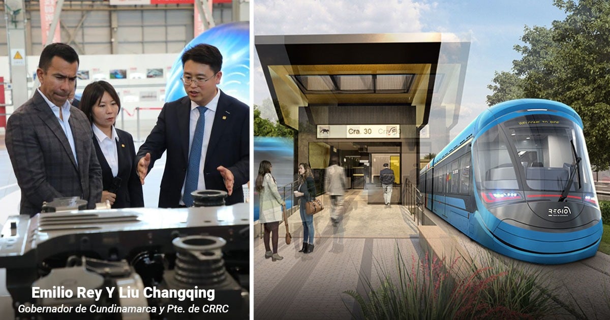 El gigante chino que tiene en sus manos la fabricación del Regiotram de Occidente y el Metro de Bogotá