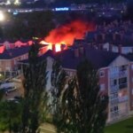 Extinguido el incendio originado en una vivienda en el barrio de Parque Alameda de Valladolid