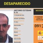 La Policía Nacional pide colaboración para encontrar a Antonio Esteban, desaparecido en Lanzarote el 15 de junio