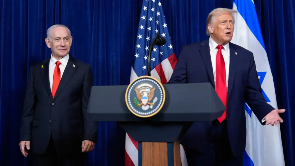 Trump admite que llamó «jodidamente loco» a Netanyahu pero afirma que trabaja muy bien con él: «Me gusta mucho Bibi»