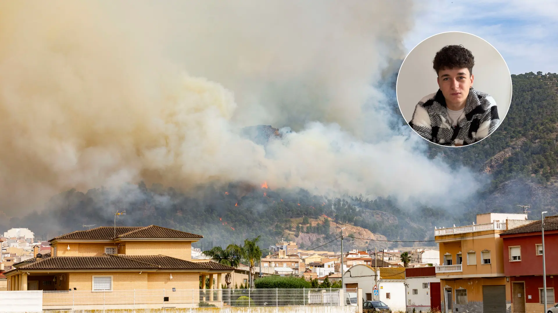 el angustioso relato de Miguel desde Los Garres, la pedanía afectada por el incendio en Murcia