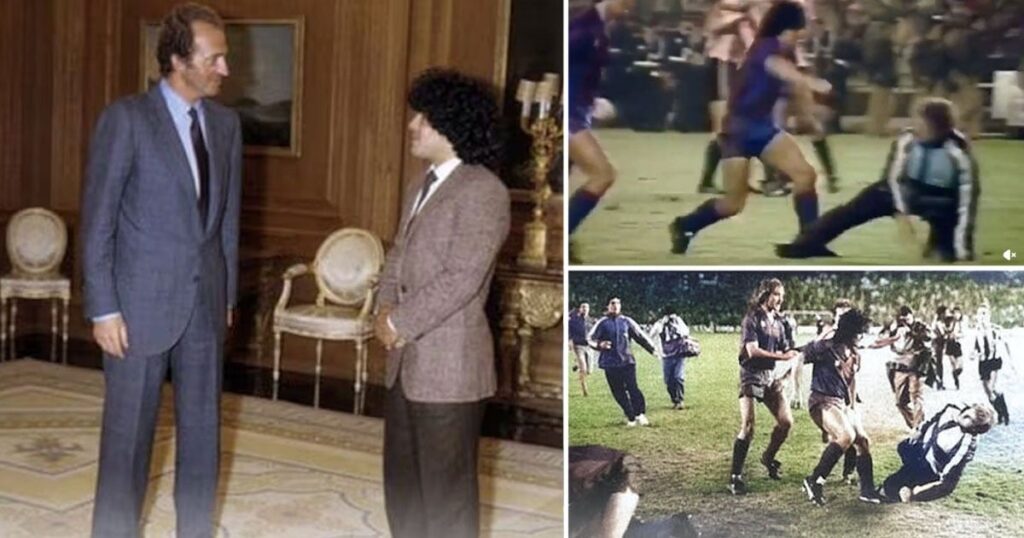 El día en que Maradona avergonzó al rey de España y salió por la puerta de atrás del Bernabéu El día en que Maradona avergonzó al rey de España y salió por la puerta de atrás del Bernabéu