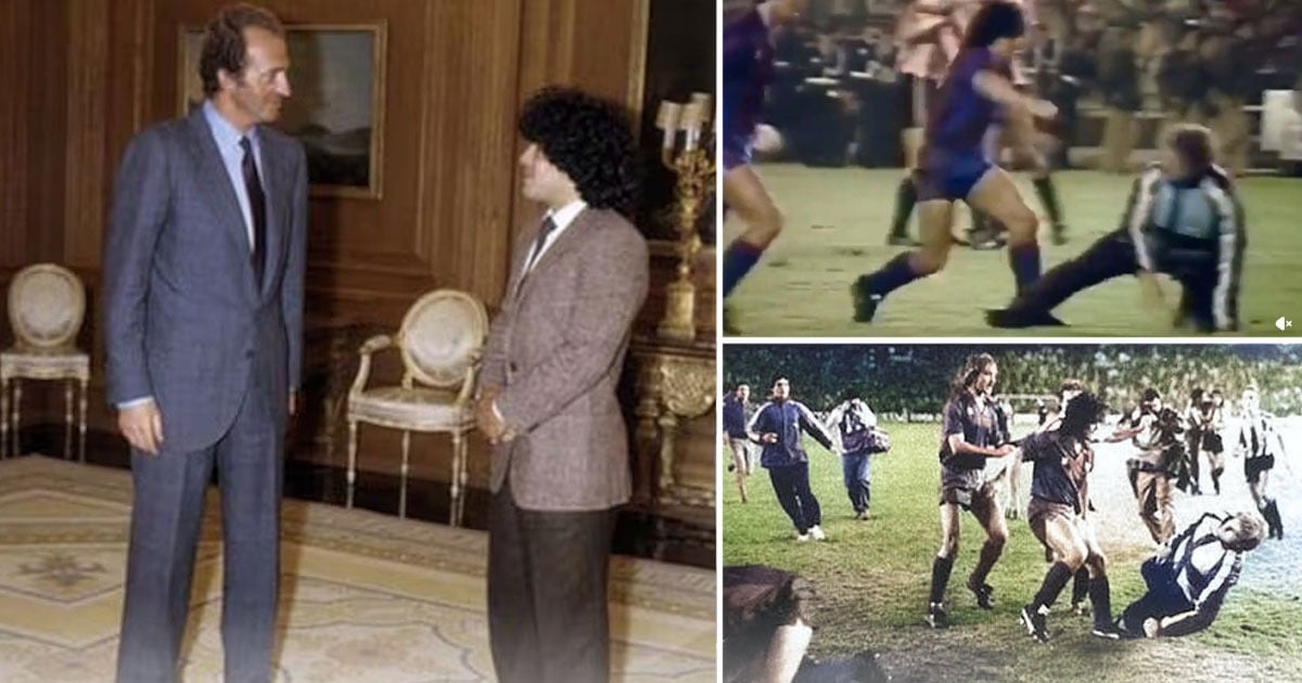 El día en que Maradona avergonzó al rey de España y salió por la puerta de atrás del Bernabéu El día en que Maradona avergonzó al rey de España y salió por la puerta de atrás del Bernabéu