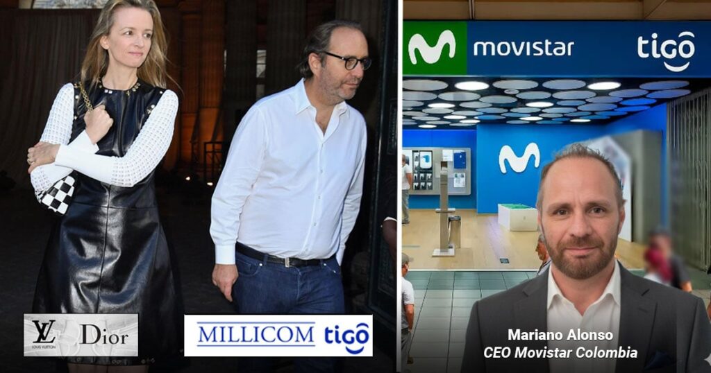 El poderoso matrimonio del nuevo dueño de Movistar con la heredera de la marca de lujo Louis Vuitton