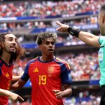 El polémico gol anulado a España El polémico gol anulado a España