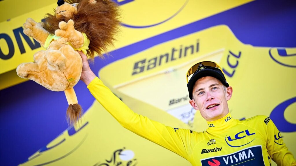 Jonas Vingegaard, primer líder de un Tour de Francia que arrancó en Barcelona