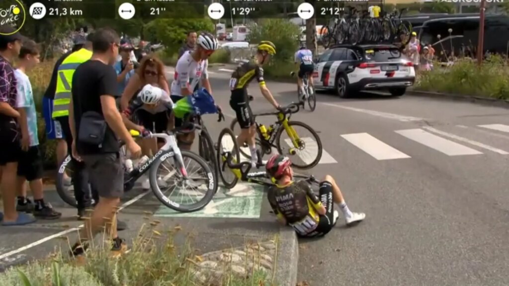 Jonas Vingegaard se retira del Tour de Francia tras sufrir una dura caída Jonas Vingegaard se retira del Tour de Francia tras sufrir una dura caída