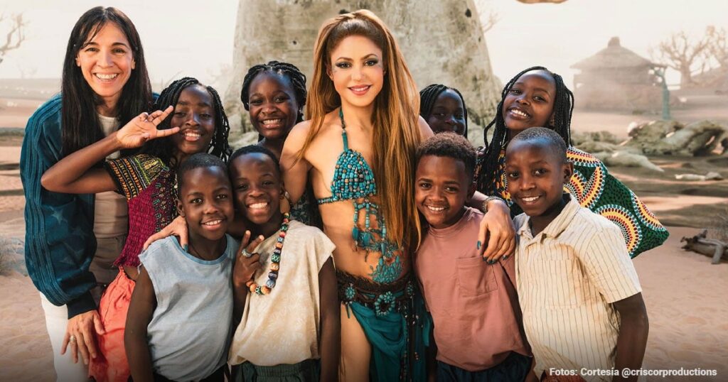 Los niños huérfanos del África que Shakira llevará al primer show de medio tiempo del Mundial