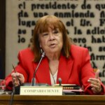 Narbona niega haber hablado con Sánchez sobre Leire Díez y reivindica en el Senado el «enorme respeto» que «merece» Zapatero