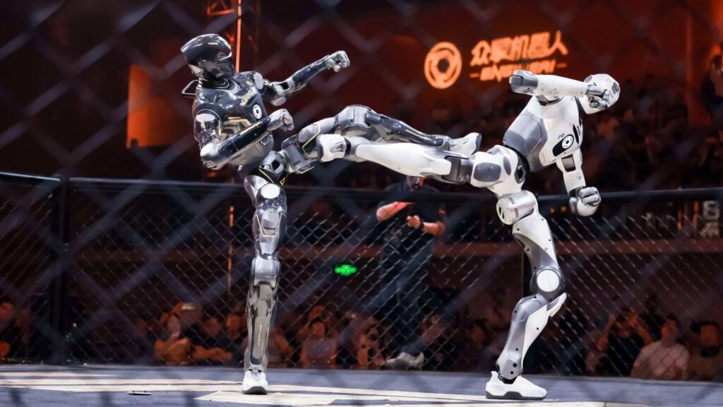 así ha sido el primer torneo de combate entre robots humanoides en China así ha sido el primer torneo de combate entre robots humanoides en China