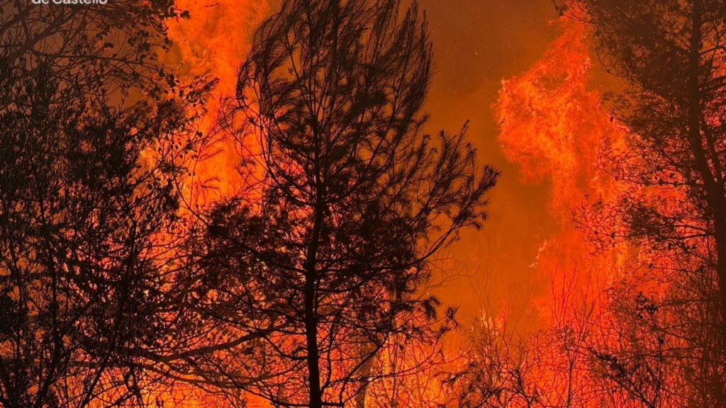 el fuego pone en jaque el centro y este peninsular el fuego pone en jaque el centro y este peninsular