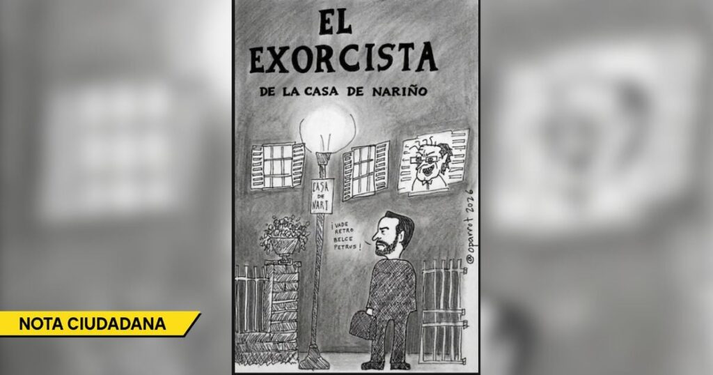Caricatura: El exorcista de la Casa de Nariño