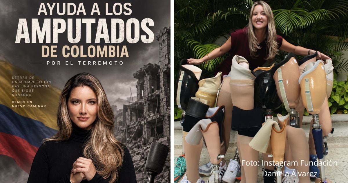 Cómo la presentadora Daniela Álvarez pondrá de pie a los sobrevivientes amputados del terremoto