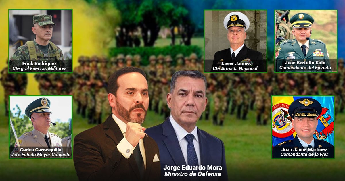 Con 7 duros oficiales comandados por un general que Petro retiró, De la Espriella arma su cúpula militar Con 7 duros oficiales comandados por un general que Petro retiró, De la Espriella arma su cúpula militar
