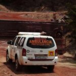 Dos trabajadores quedan atrapados tras derrumbarse un edificio en obras en Sariñena Dos trabajadores quedan atrapados tras derrumbarse un edificio en obras en Sariñena