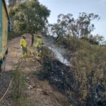 La Junta da por controlado el incendio de Niebla tras dos semanas de lucha contra el fuego, que ha arrasado 33.000 hectáreas