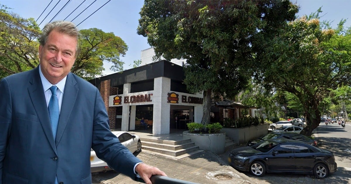 La casa de infancia de Jaime Giliinski en Cali es ahora uno de los locales de la cadena de hamburguesas El Corral