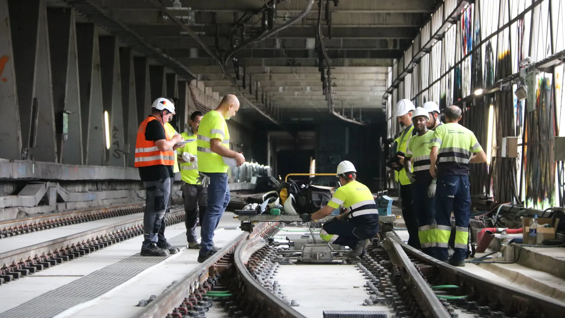 Las obras de la L1 del Metro de Barcelona encaran la recta final y el tramo entre Florida y Plaça de Sants reabrirá el 29 de agosto
