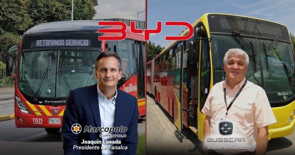Los chinos en asocio con fabricantes de carrocerías caleños y brasileños hicieron 50 buses duales de Transmilenio