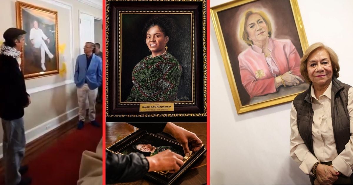Los oleos que el petrismo dejó colgados en la Casa de Nariño, la Vicepresidencia y el Palacio de San Carlos Los oleos que el petrismo dejó colgados en la Casa de Nariño, la Vicepresidencia y el Palacio de San Carlos