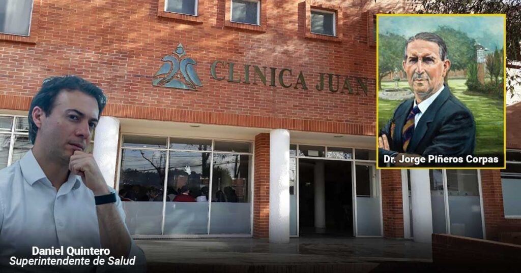 Supersalud ordena medidas cautelares contra la Clínica Juan N. Corpas ante crisis por falta de pagos