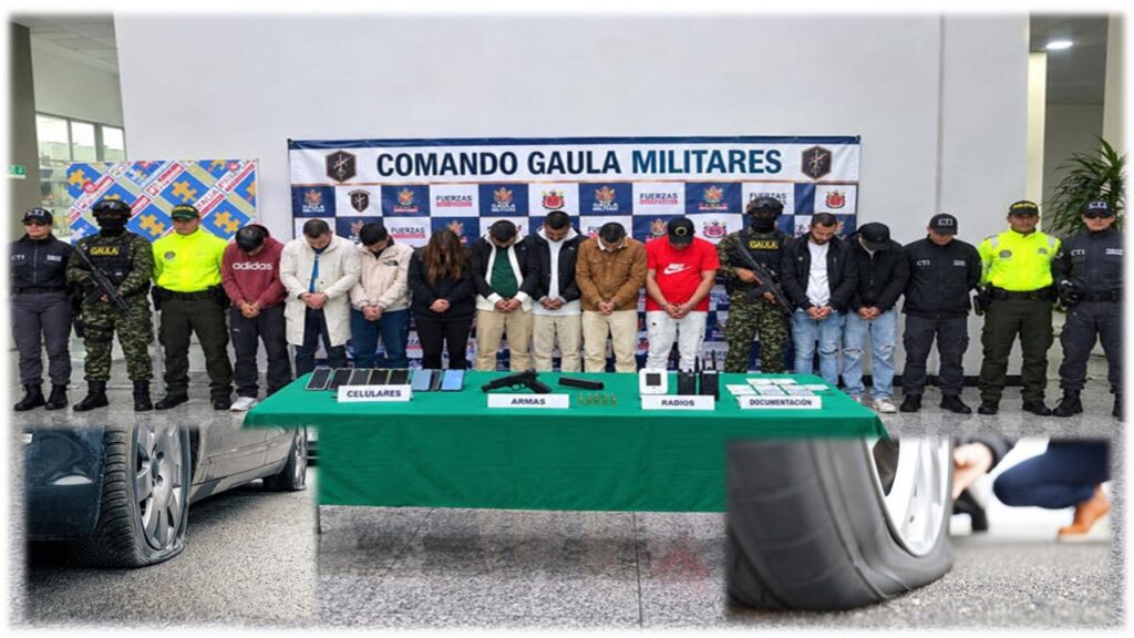 Cae banda señalada de pinchar vehículos y secuestrar conductores en entradas a Bogotá